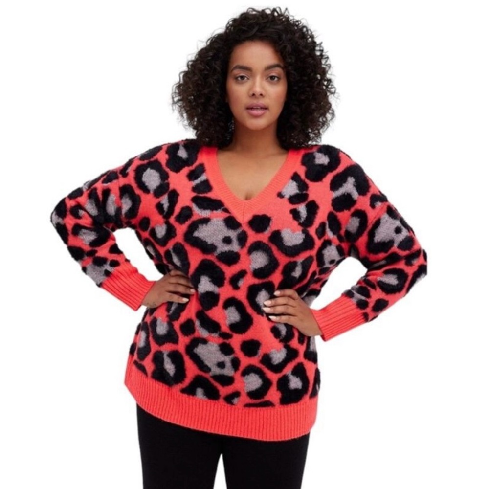 Torrid Animal Print Sweater